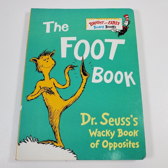Foot Book : Dr. Seuss's Wacky Book of Opposites by Seuss 1996 Children's Board - Picture 1 of 2
